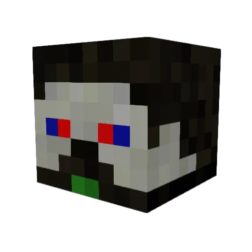 wsxace1 Minecraft avatar head, 3D render