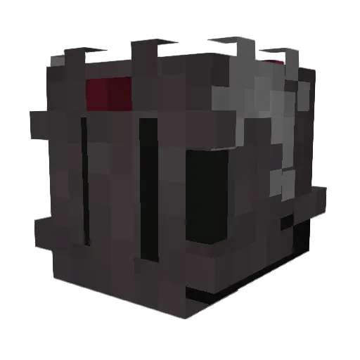 wsxme Minecraft avatar head, 3D render