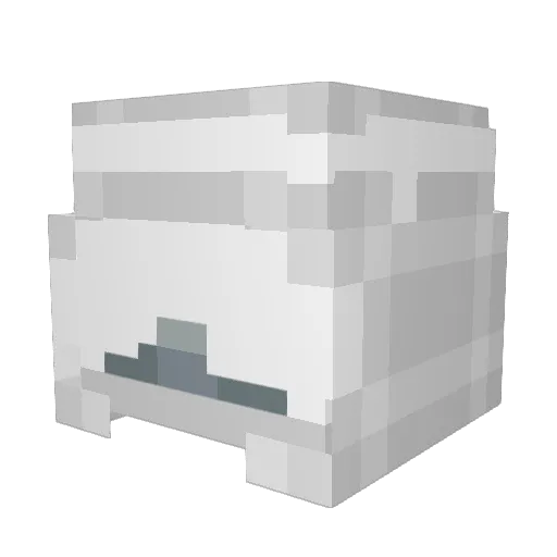 wtfMelon Minecraft avatar head, 3D render