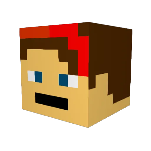 wtfgamer89 Minecraft avatar head, 3D render