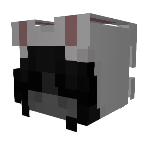 wtfjulie Minecraft avatar head, 3D render