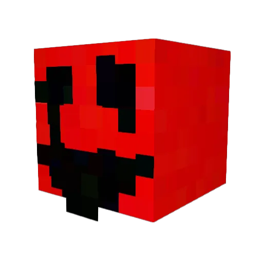 wtiwhm Minecraft avatar head, 3D render