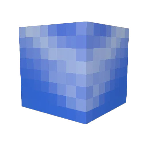 wu9 Minecraft avatar head, 3D render