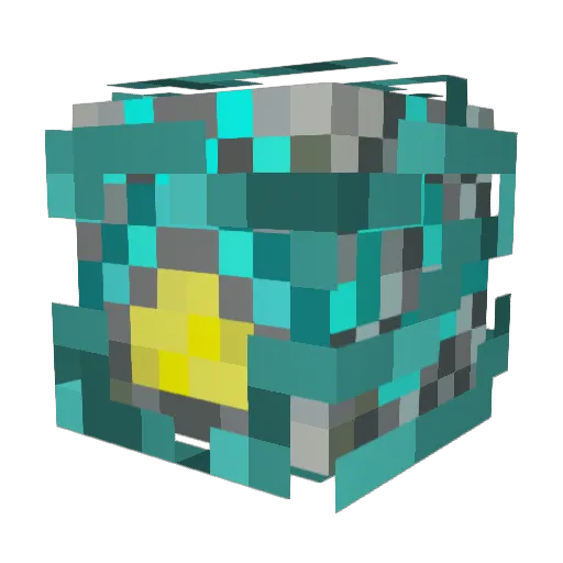 wubalubaduba Minecraft avatar head, 3D render