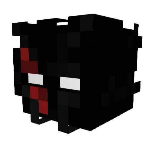 wudi0210 Minecraft avatar head, 3D render