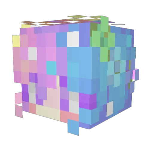 wudi619 Minecraft avatar head, 3D render