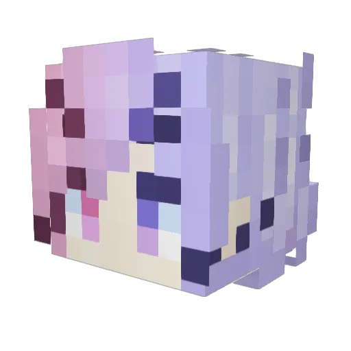 wulawulay47 Minecraft avatar head, 3D render