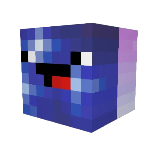 wulewuh Minecraft avatar head, 3D render