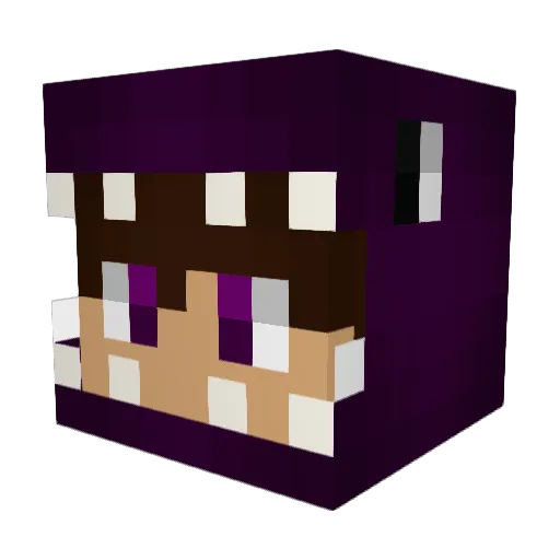 wurm300 Minecraft avatar head, 3D render