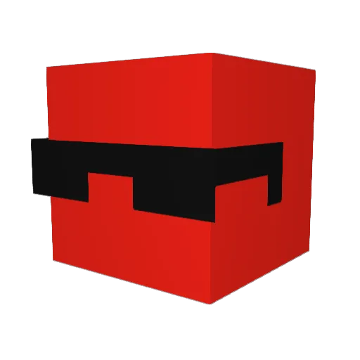 wurpy Minecraft avatar head, 3D render