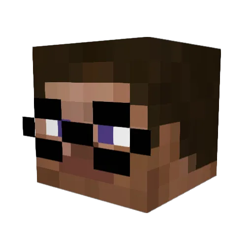 wurstlordChelsea Minecraft avatar head, 3D render