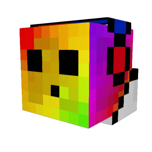 wushdishmeen Minecraft avatar head, 3D render