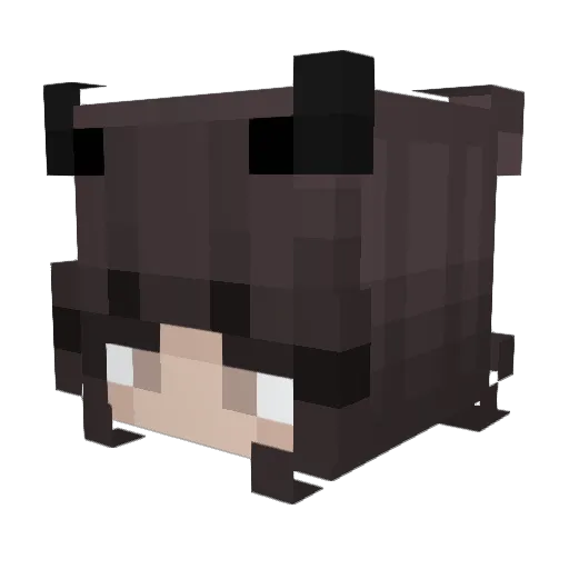 wutzwerg Minecraft avatar head, 3D render