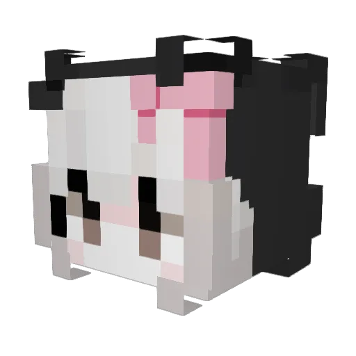 wuwuwu321 Minecraft avatar head, 3D render