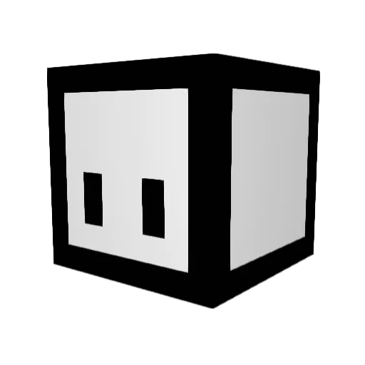 wuyusila Minecraft avatar head, 3D render