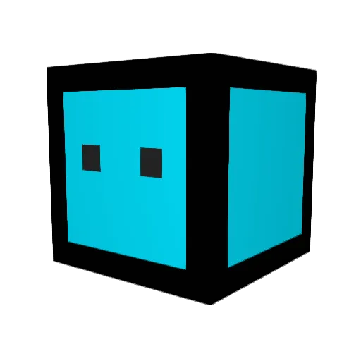 wweetts Minecraft avatar head, 3D render