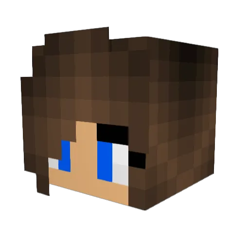 wwehaven Minecraft avatar head, 3D render