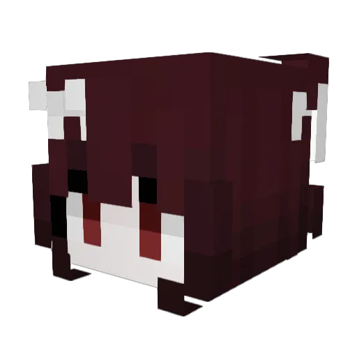 wwollyy Minecraft avatar head, 3D render
