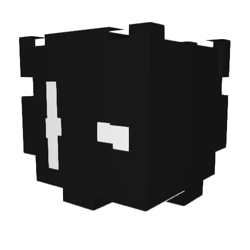 wwrx Minecraft avatar head, 3D render
