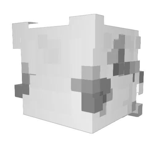wwwlied Minecraft avatar head, 3D render