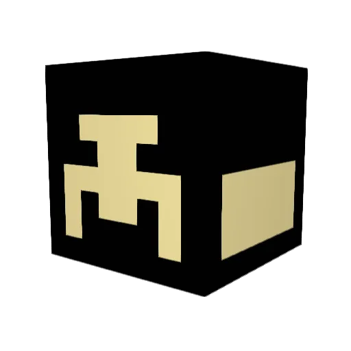 wwwqwe Minecraft avatar head, 3D render