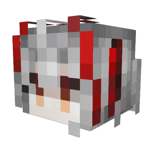 wwxt123 Minecraft avatar head, 3D render