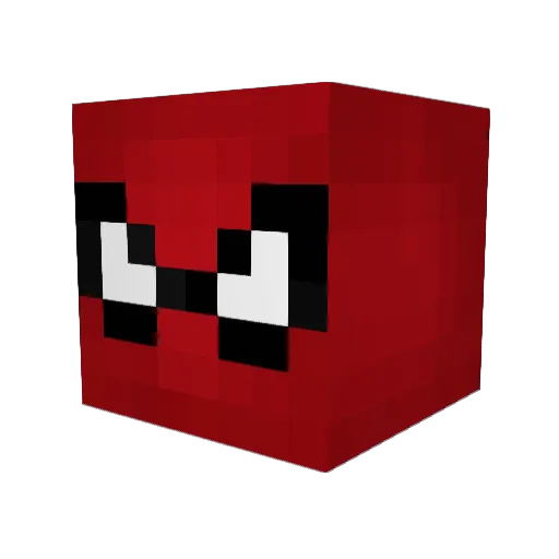 wwzz_ Minecraft avatar head, 3D render