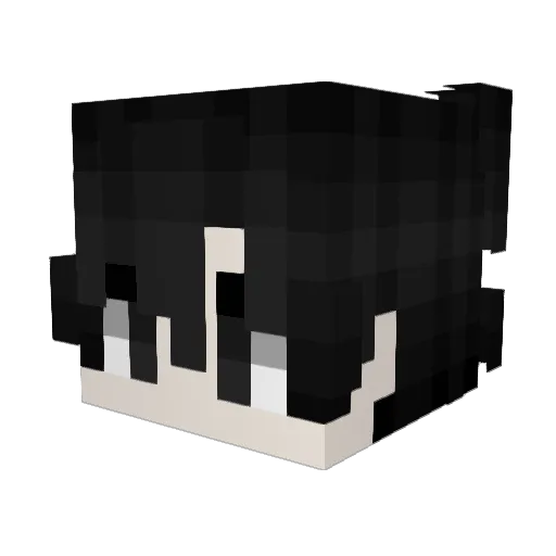 wxisue Minecraft avatar head, 3D render