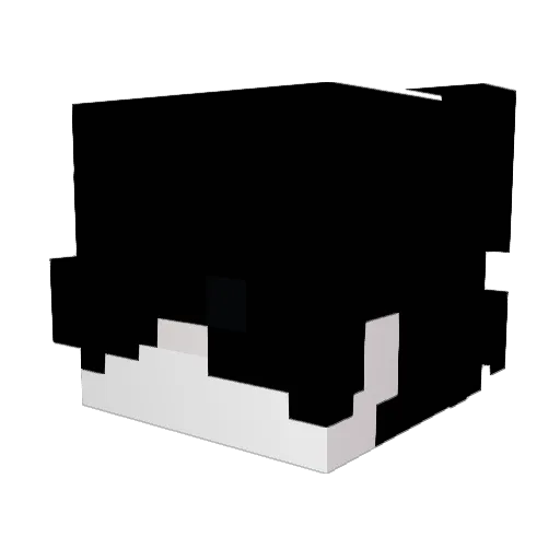 wxiz Minecraft avatar head, 3D render