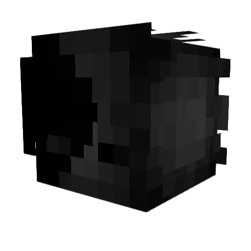 wxpq Minecraft avatar head, 3D render