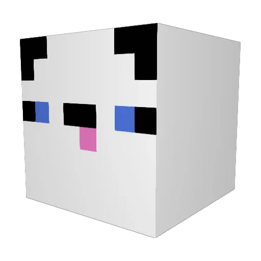 wxsi Minecraft avatar head, 3D render