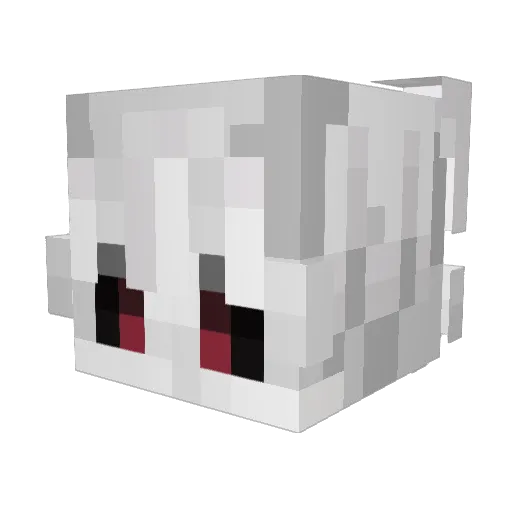 wxzle Minecraft avatar head, 3D render