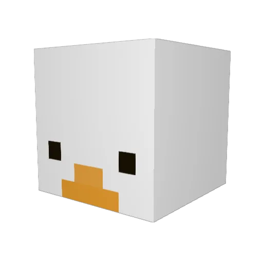 wyajoey Minecraft avatar head, 3D render