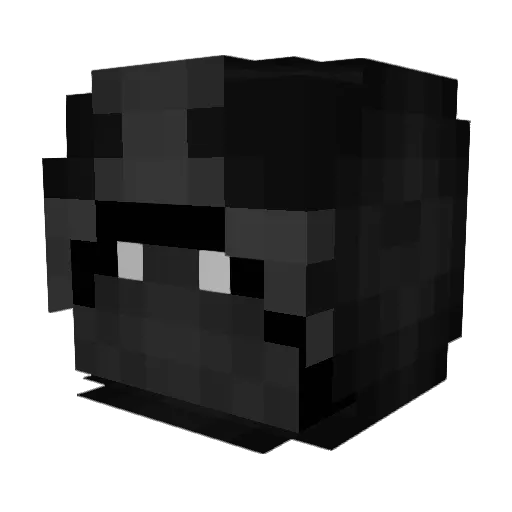 wyatthacker Minecraft avatar head, 3D render