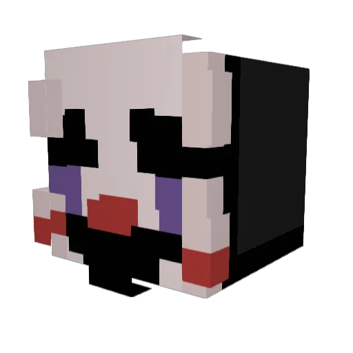 wyawinter Minecraft avatar head, 3D render