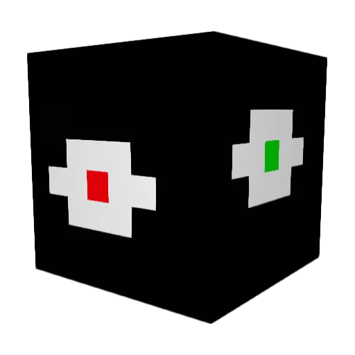 wydblast Minecraft avatar head, 3D render