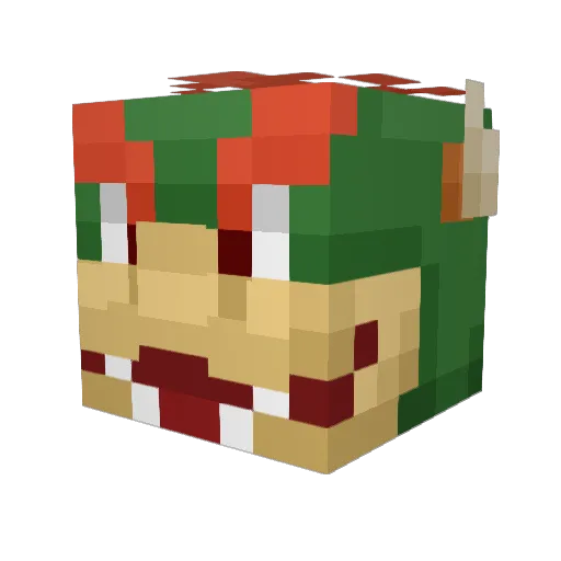 wydwavyy Minecraft avatar head, 3D render