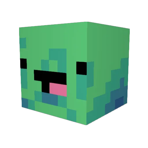 wygnad Minecraft avatar head, 3D render