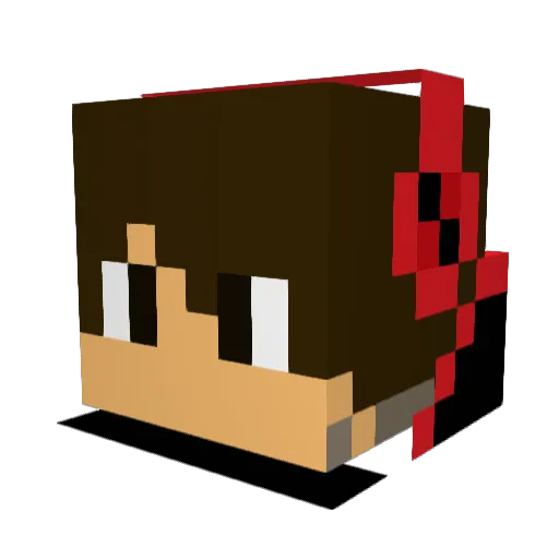 wyle4 Minecraft avatar head, 3D render