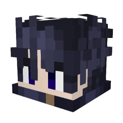 wylis1 Minecraft avatar head, 3D render