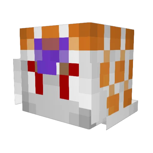 wylt Minecraft avatar head, 3D render