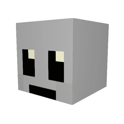 wynbrg23 Minecraft avatar head, 3D render