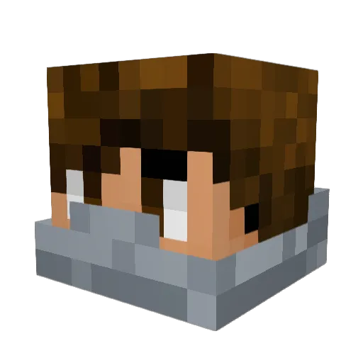 wyndmill Minecraft avatar head, 3D render