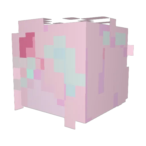 wynsea Minecraft avatar head, 3D render