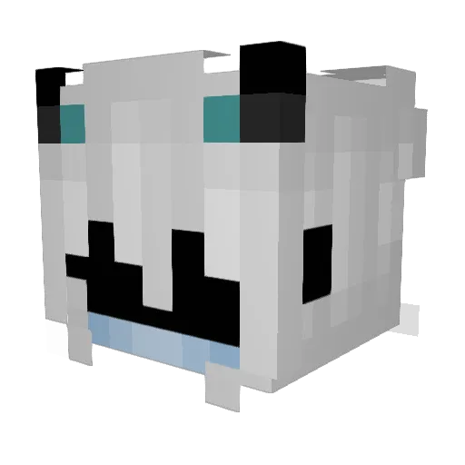 wyntermist Minecraft avatar head, 3D render