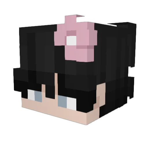 wypherLuver Minecraft avatar head, 3D render