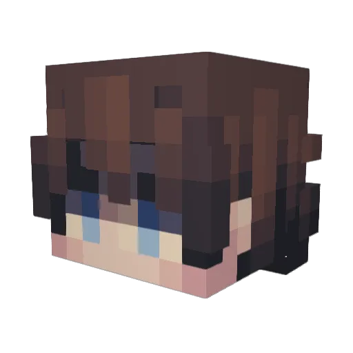 wyrreslover Minecraft avatar head, 3D render