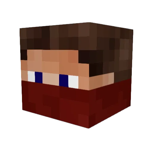 wyrzski Minecraft avatar head, 3D render