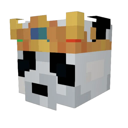 wyslyy Minecraft avatar head, 3D render