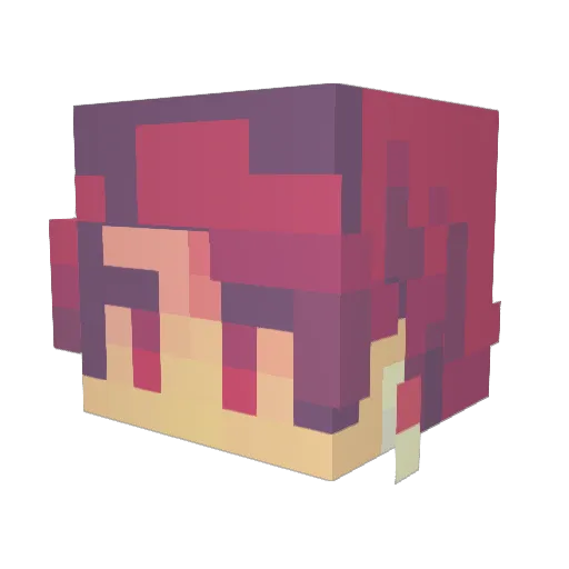 wytus Minecraft avatar head, 3D render